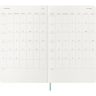 Еженедельник MOLESKINE PRECIOUS & ETHICAL MAMBA Large 130х210мм, обложка экокожа, 144стр., бирюзовый DSPRETK812WN3B