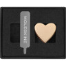 Шильд-символ MOLESKINE PINHEARTGOLD сердце